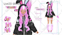 rig live2d vtuber model with advanced physics