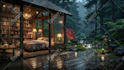 make relaxing winter snow, christmas rain videos with natural sounds