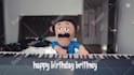 make happy birthday wishes video from puppet