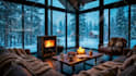 make relaxing winter snow, christmas rain videos with natural sounds
