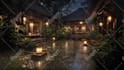 create cozy ambient rain video for youtube channel
