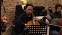 record live strings section in professional studio
