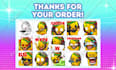 do custom twitch emotes, chibi emotes, animated emotes, vtuber emotes for stream