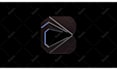 do 360 3d rotating logo animation spin gif perfect loop
