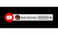 create social media lower third animation