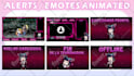 design a custom twitch stream overlay, screens and stream package