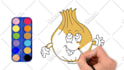 make coloring page video for youtube kids