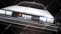 create your logo or text on delorean back to the future car