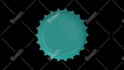 create a 3d rotating logo animation 360 seamless loop