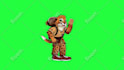 animate walk character animation gif nft
