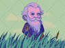 create pixel art animation lofi style in loop
