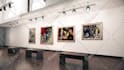 create  slideshow video with realistic 3d art gallery