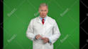 create medical spokesperson video in lab coat or scrubs
