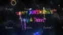 make fireworks celebration logo animation video