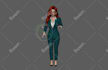 do realistic 3d character modeling and printing for vtuber, 52 arkit blendshape