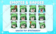 draw expressive chibi twitch emotes and animated emotes for streamers