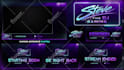 design animated custom twitch overlays,facecam and full stream