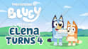 design a personalized birthday greet from bluey