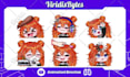 draw twitch emotes, chibi emotes, animated emotes, vtuber for stream