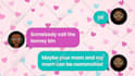 make a phone text message chat animation video