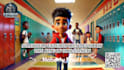 create 3d pixar style or cartoon character for the book