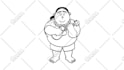 design custom stickman, stickmen, stick figures illustration or animation