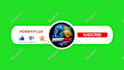 make awesome youtube subscribe animation, like bell button