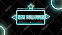 design a retro futuristic synth wave stream overlay or vtuber asset pack