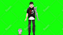create custom live2d male vtuber model for avatar streamer