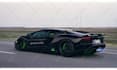 create a  black lamborghini car logo