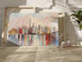 create wall art print on demand mockup video