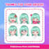 draw cute adorable anime emotes, sub badges, animated emotes for streams