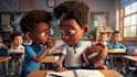 create 3d pixar style ai animation ai storytelling 3d cartoon pixar ai animation