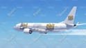 make jet airplane logo animation
