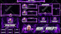 create animated twitch overlay, stream package, gaming logo