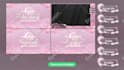 design vtuber stream overlay or anime twitch youtube