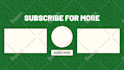 create a 2d custom youtube intro and outro video