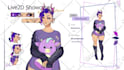 rig live2d vtuber model with advanced physics