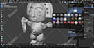 create 3d models, sculpts ready for 3d printing