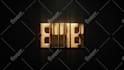 create luxury glossy metal 3d logo animation