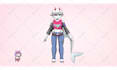 draw professional live2d vtuber model with rigging and expression movement