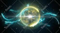 create epic electrical logo animation intro, outro video