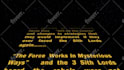 write your message in star wars crawl opening style