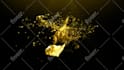 create silver or gold logo liquid animation intro and outro youtube