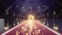 create luxury 3d red carpet logo intro