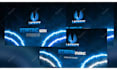 design animated twitch overlay, panles and twitch package