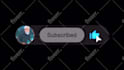 create youtube subscribe and social media popup animations