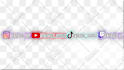 create an animated social media overlay