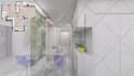 create a realistic 3d rendering walkthrough video clip