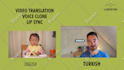 translate your video and lip sync it to any language